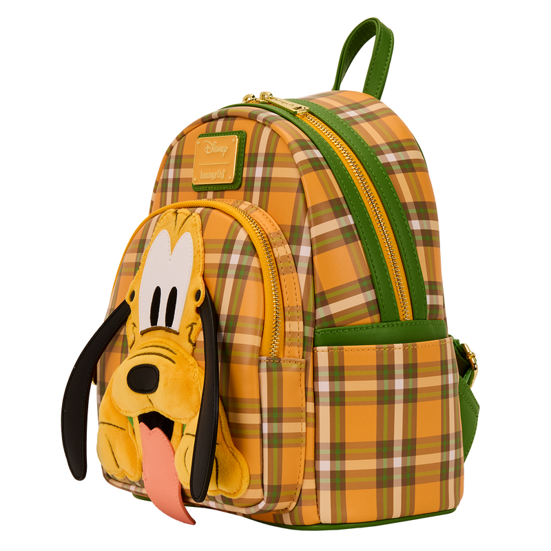 Disney - Pluto 95th Anniversary Plaid Mini Backpack