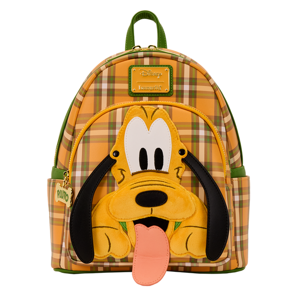 Disney - Pluto 95th Anniversary Plaid Mini Backpack