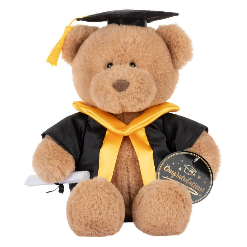 With Heart Graduation Bear With Scroll - Large