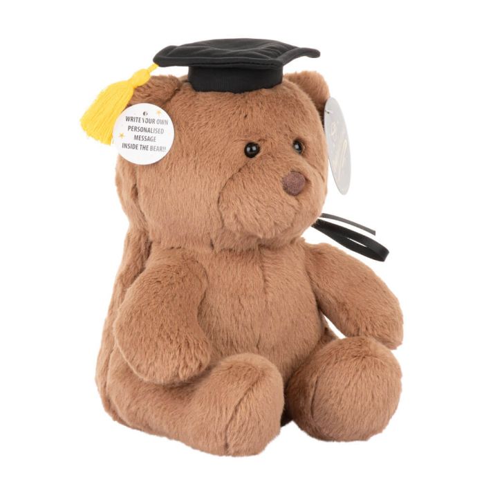 With Heart Graduation Bear With Message Card
