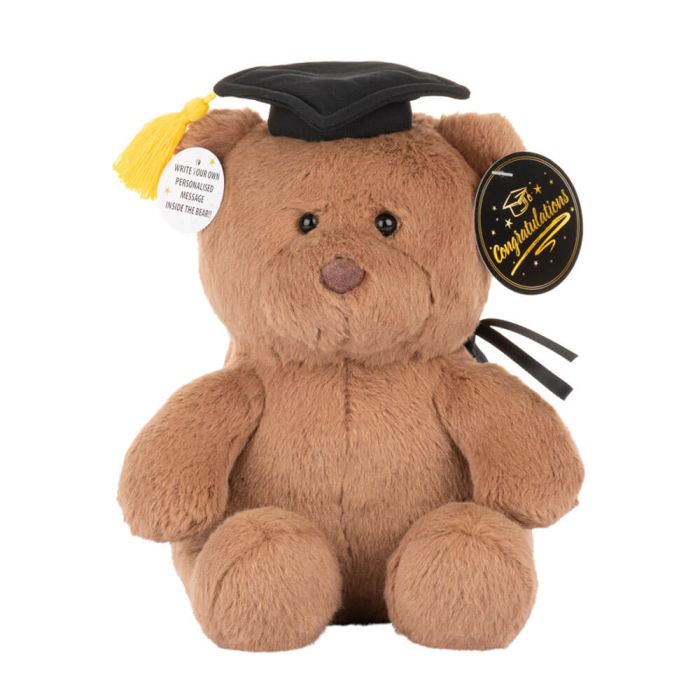 With Heart Graduation Bear With Message Card
