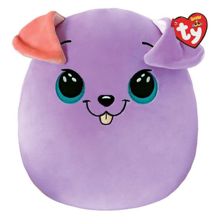 Squish A Boo 14" Bitsy the Purple Dog Cushion
