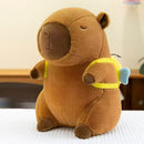 Capybara with Bee Backpack 40cm Plush Toy
