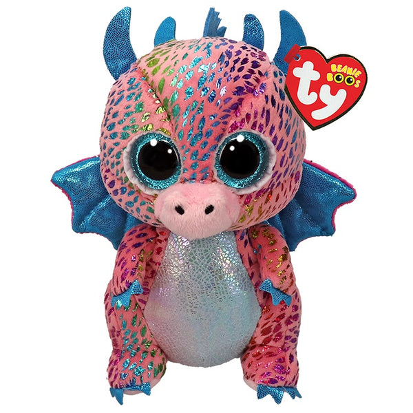 Beanie Boos Regular - Flint the Purple Dragon