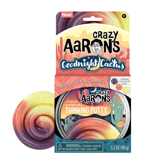 Crazy Aaron's Thinking Putty - Goodnight Cactus
