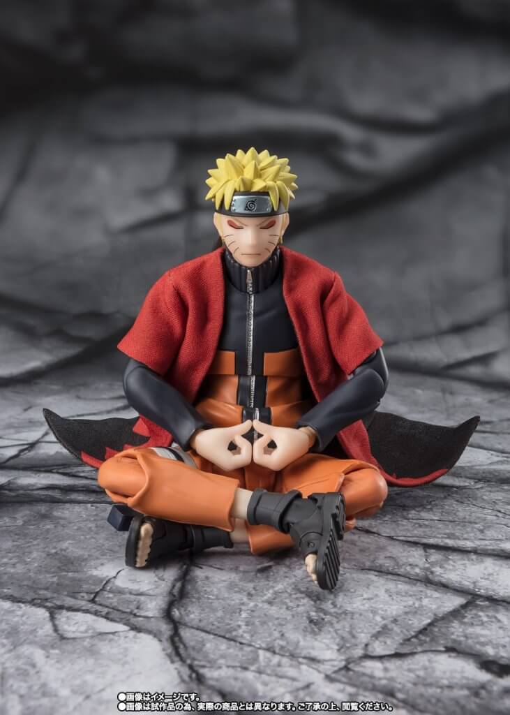 Naruto Shippuden - S.H.Figuarts - Naruto Uzumaki Action Figure [Sennin Mode]