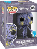 The Nightmare Before Christmas - Jack (Artist) Purple & Yellow Pop! Vinyl with Protector
