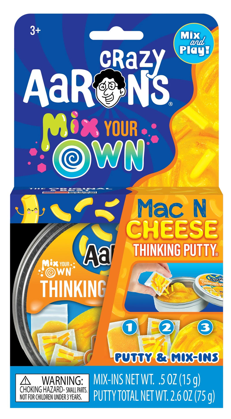Crazy Aaron's Thinking Putty - Mix Your Own Mac & Cheese