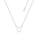 Disney - Mickey Mouse Outline Necklace (Silver)