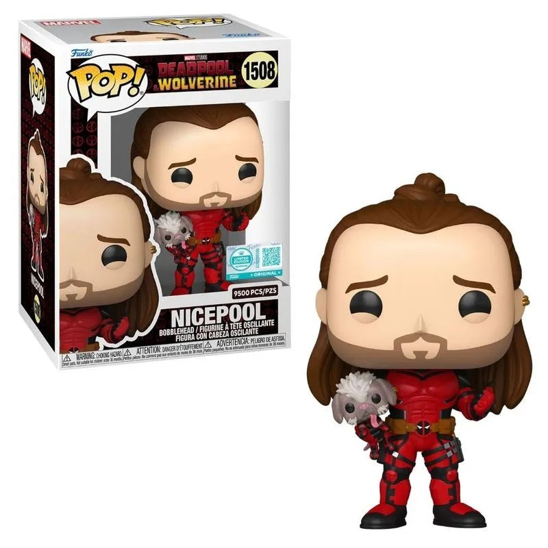 Deadpool & Wolverine - Nicepool with Dogpool Pop! Vinyl Limited Edition