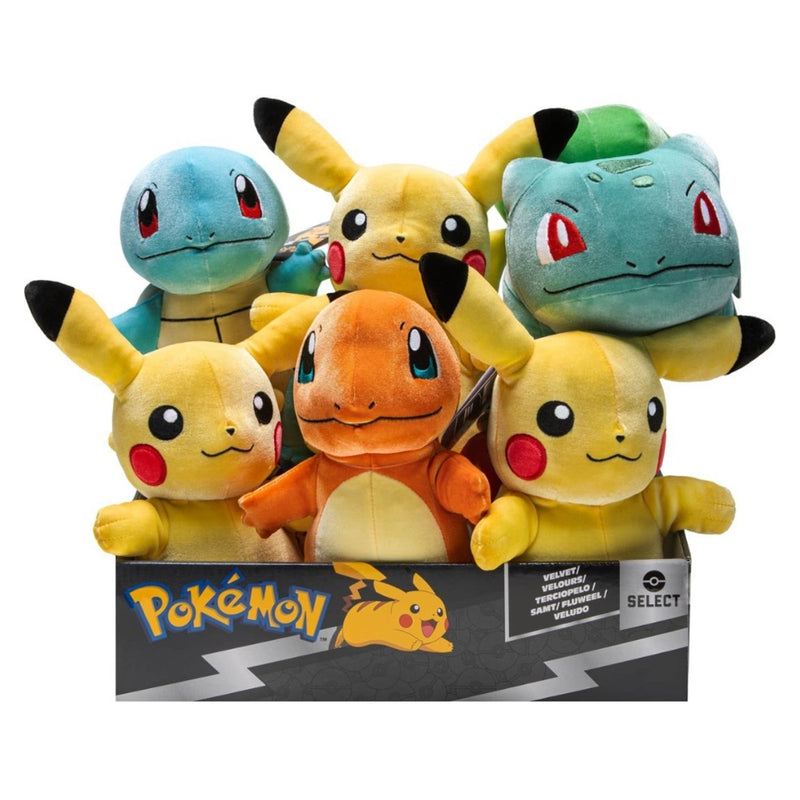 Pokemon Select - 8” Velvet Plush Assortment