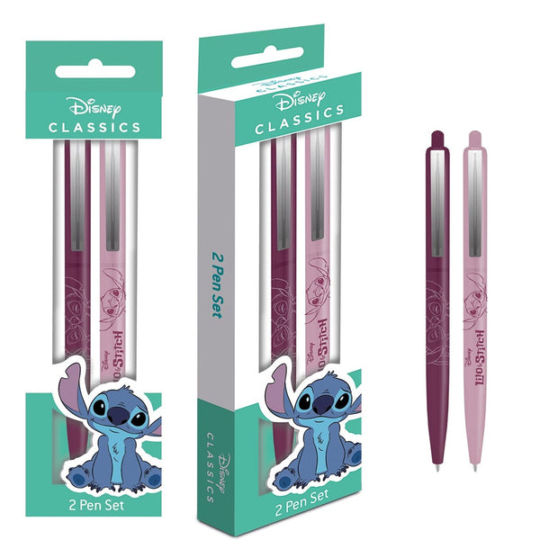 Lilo & Stitch - Watercolour - 2 Pack Pen Set