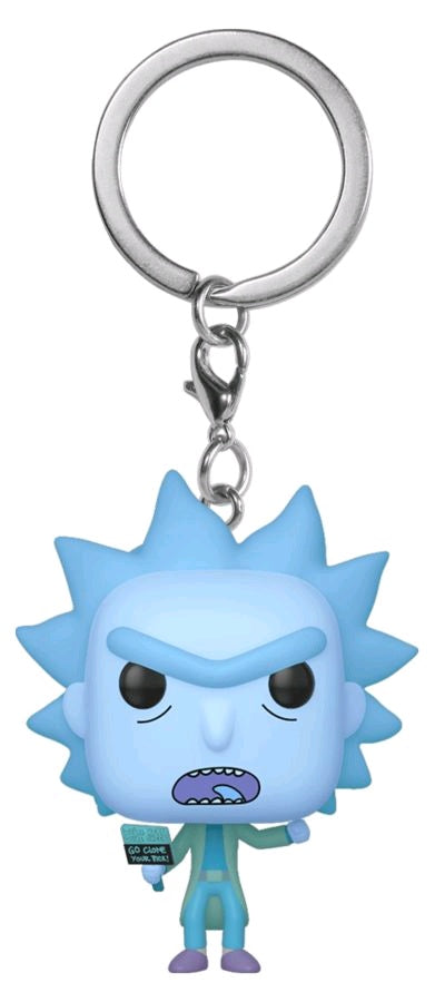 Rick and Morty - Hologram Rick Clone Pocket Pop! Keychain