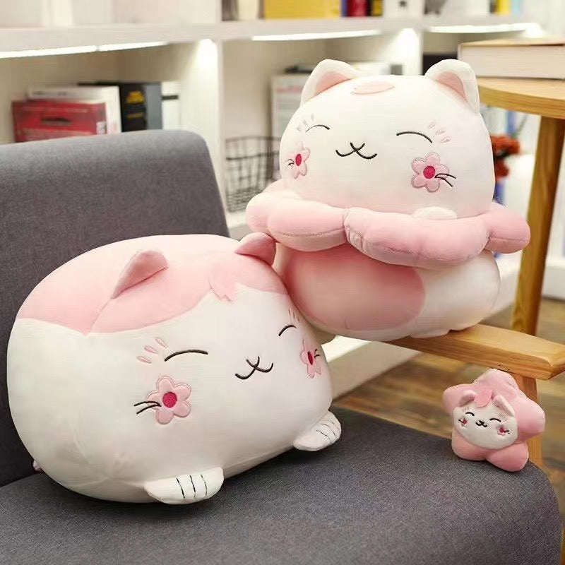 Sakura Cat Cushion