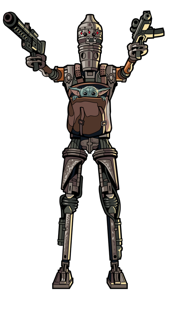 Star Wars: The Mandalorian - FiGPiN - IG-11 with Child