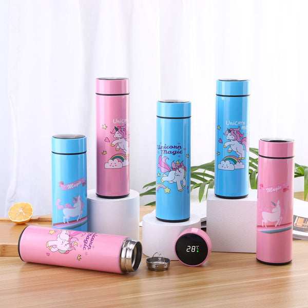 Unicorn Thermal Drinking Flask with Thermometer