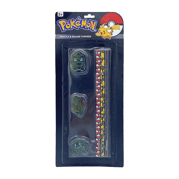 Pokemon Pencil and Eraser Set