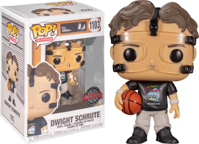 The Office - Basketball Dwight (with chase) US Exclusive Pop! Vinyl [RS]