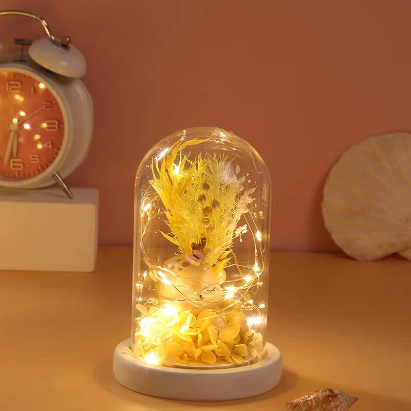 Chibi Fawn LED Dome Lamp