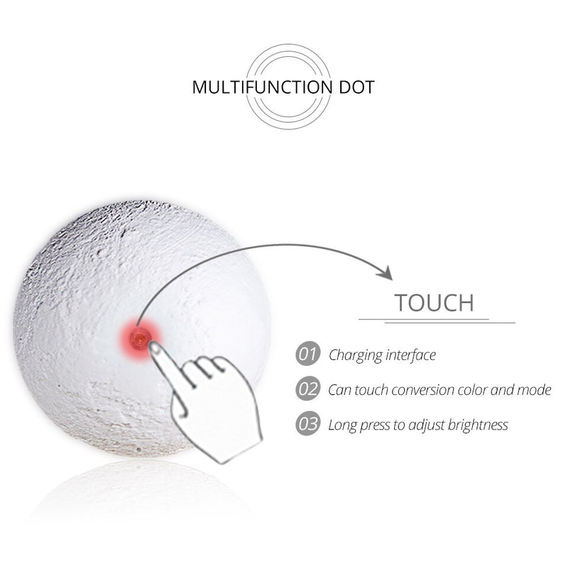 3D Moon Lamp