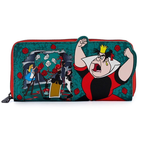 Alice in Wonderland - Queen of Hearts Zip Purse