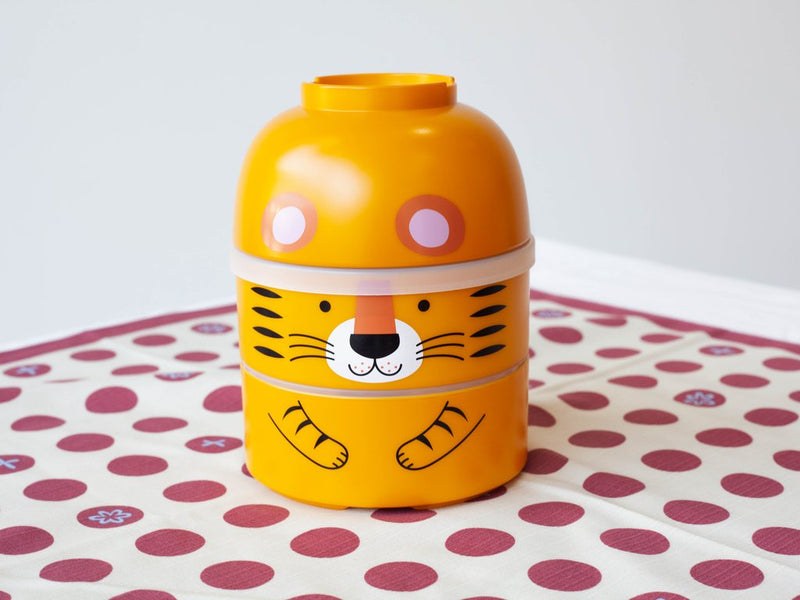 Big Kokeshi Tora Bento Tiger Yellow