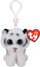 Beanie Boos Clips - Tundra the White Tiger