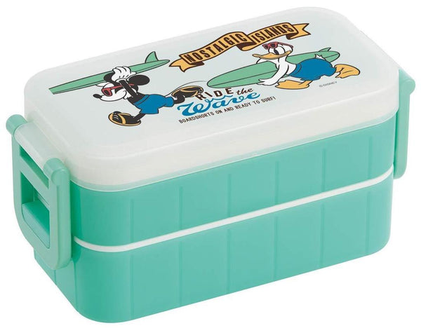 Keep Cool Two Tier Lunch Box | Surf Style Mickey & Donald