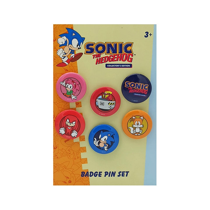 Sonic Badge Pin Set
