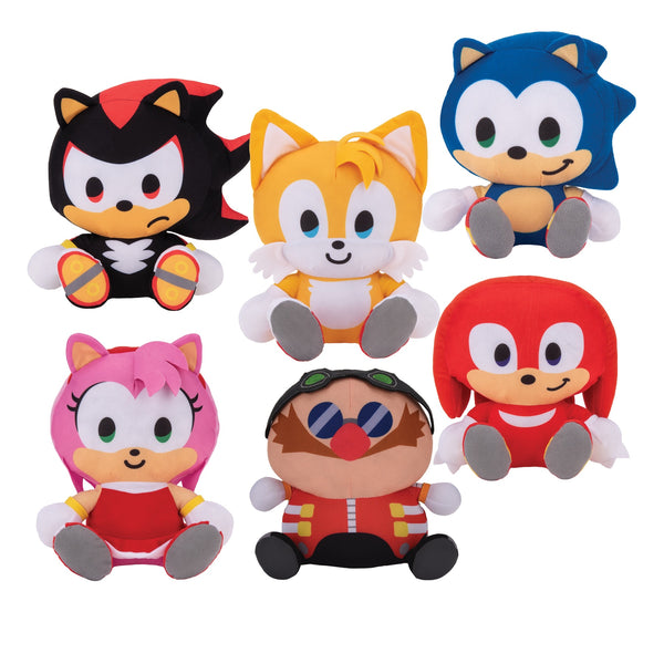 Sonic Big Head Plush Assorted 15cm