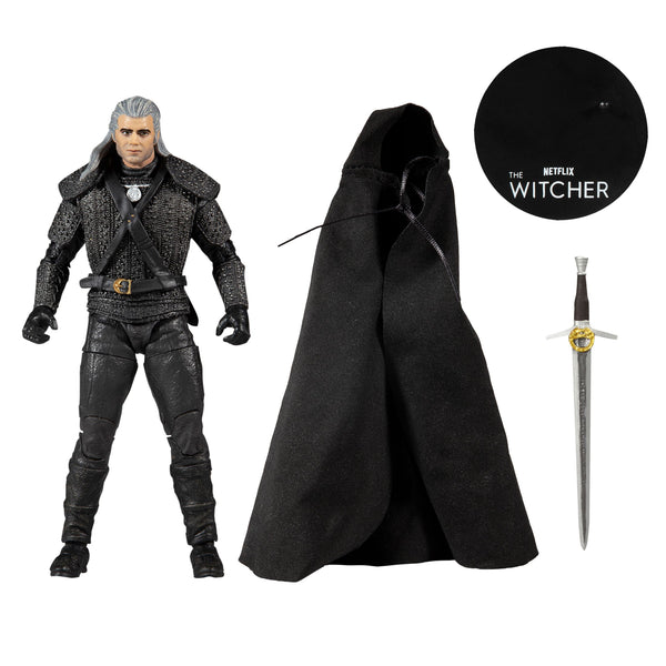 The Witcher (Netflix) - Geralt Of Rivia (Season 1) - With Cloth Cape Action Figure