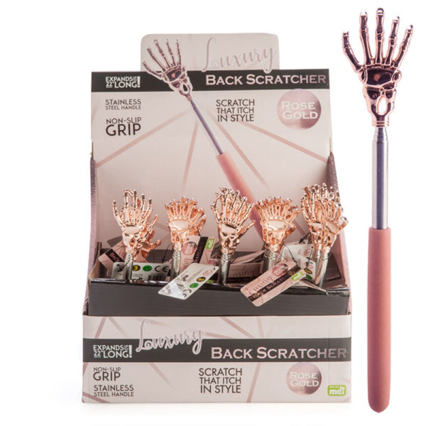 Skull Hand Back Scratcher Rose Gold