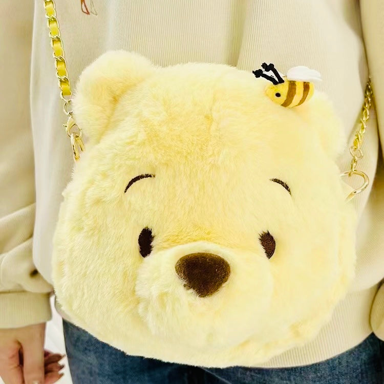 Winnie the Pooh - Pooh Plush Crossbody Chain Bag