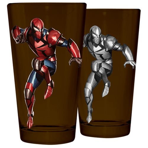 Spider-Man Armour Pint Glass Tumbler