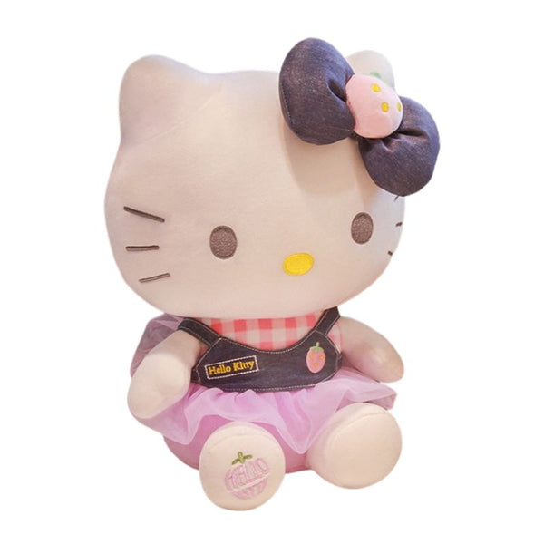Hello Kitty - Denim Top Plushy 15”