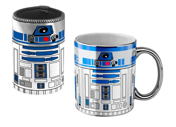 Star Wars - R2-D2 Metallic Mug and Can Cooler Gift Pack