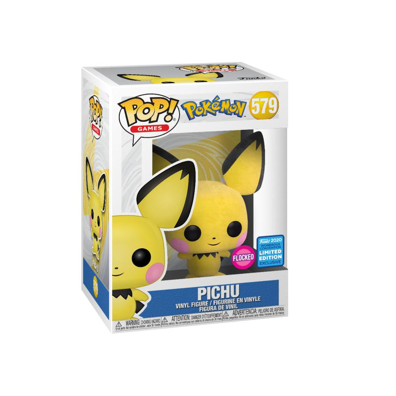 Pokemon - Pichu Flocked US Exclusive Pop! Vinyl [RS]