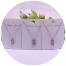 Hourglass Crystal Necklace