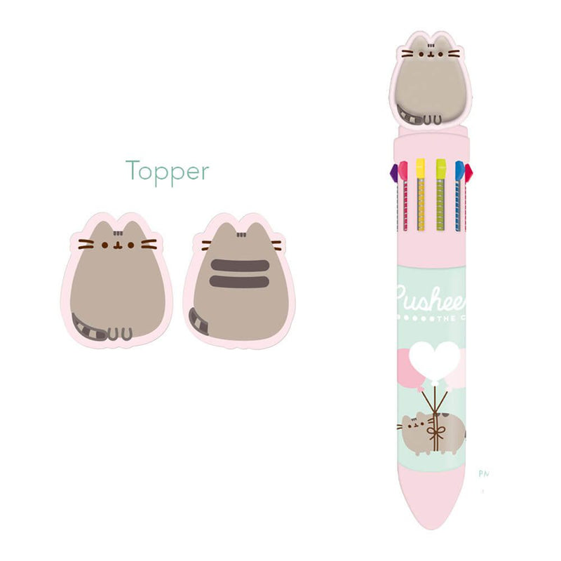 Simply Pusheen 10 Colour Pen With Topper