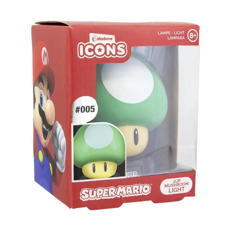 Super Mario - 1-UP Mushroom Icon Light | Minitopia