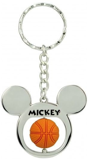 Disney - Mickey Mouse Basketball Spinner Keyring