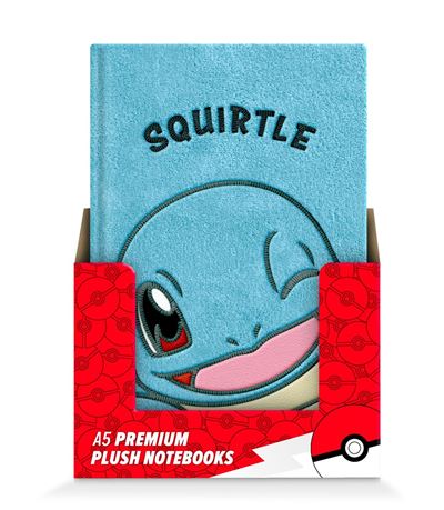 Pokemon - Squirtle A5 Plush Notebook