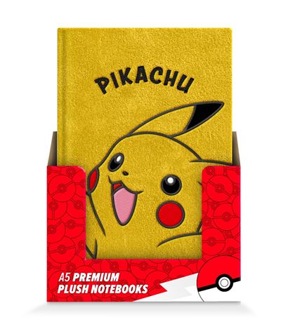 Pokemon - Pikachu A5 Plush Notebook