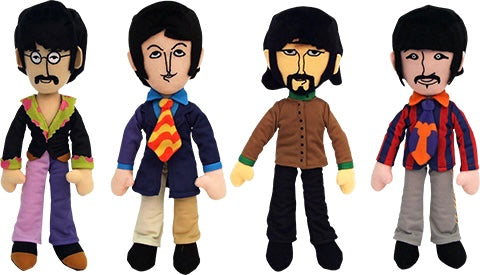 The Beatles - 4 Band Member Plush Box Set