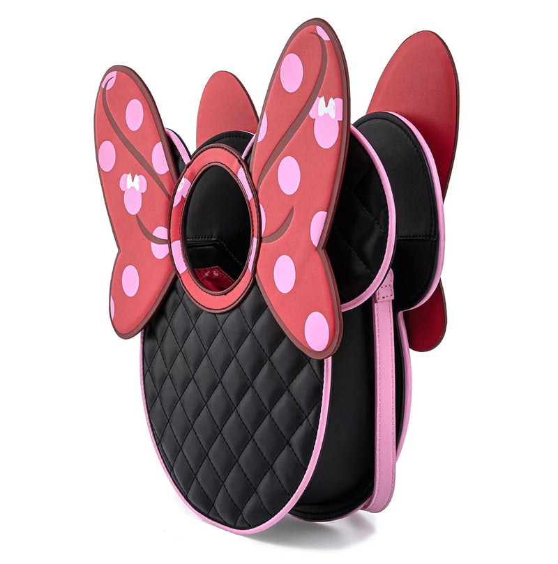 Mickey Mouse - Minnie Quilted Bow Head Crossbody Bag