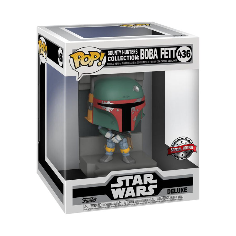 Star Wars - Boba Fett Metallic US Exclusive Pop! Deluxe Diorama [RS]