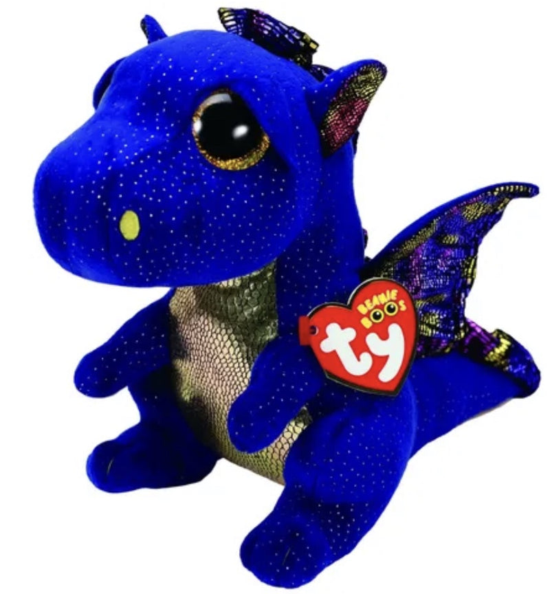 Beanie Boos Medium Saffire Blue Dragon