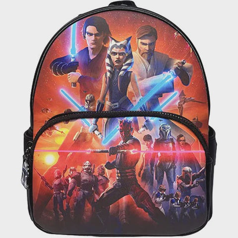 Star Wars: Clone Wars - Lightsaber Glow in the Dark Mini Backpack