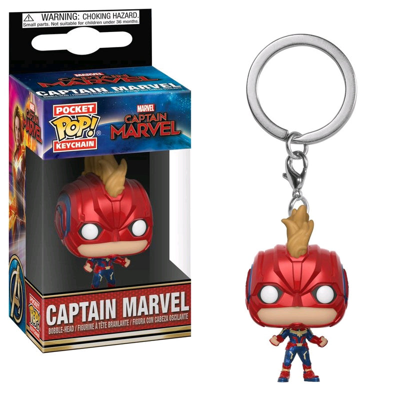Captain Marvel - Captain Marvel Masked Pop! Keychain