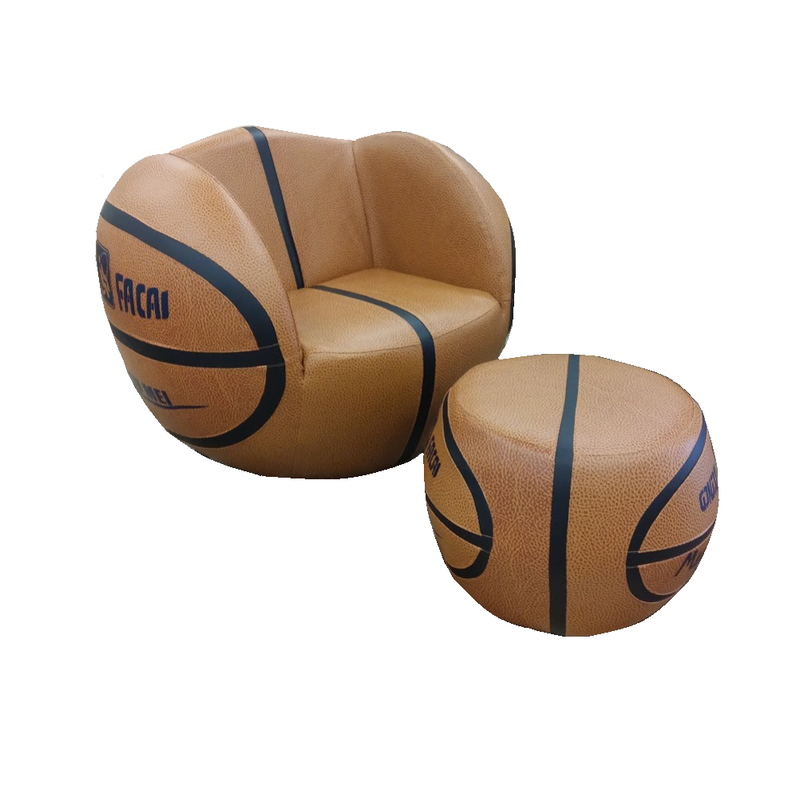 Basketball Swivel Chair with Ottoman (HLD/QY02)